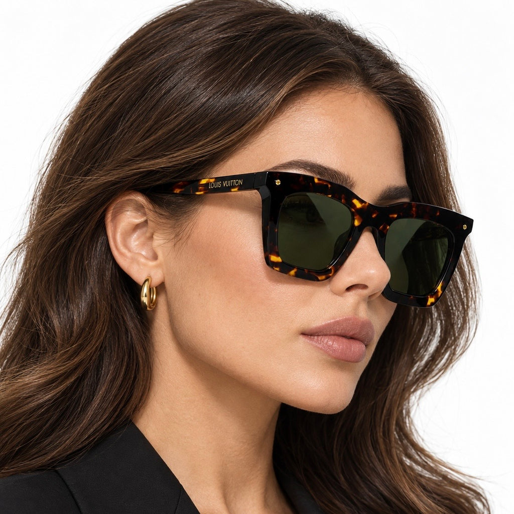 La Grande Bellezza Square Sunglasses by Louis Vuitton – Dark Tortoise