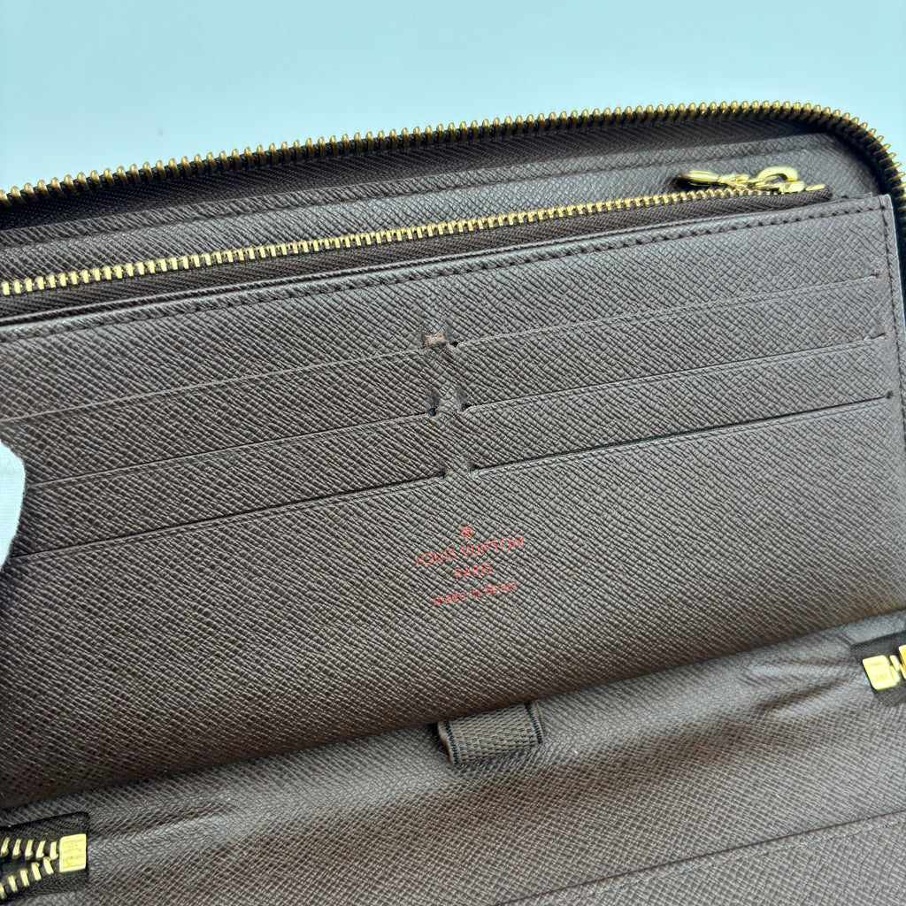 Louis Vuitton by Marc Jacobs Damier Ebene Zip Around Wallet circa 2010s