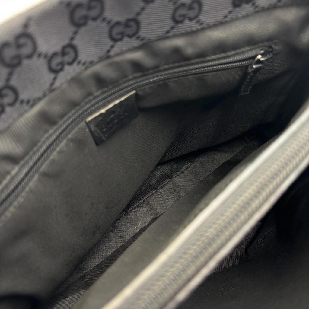 Gucci Bamboo GG Canvas Tote Bag Black