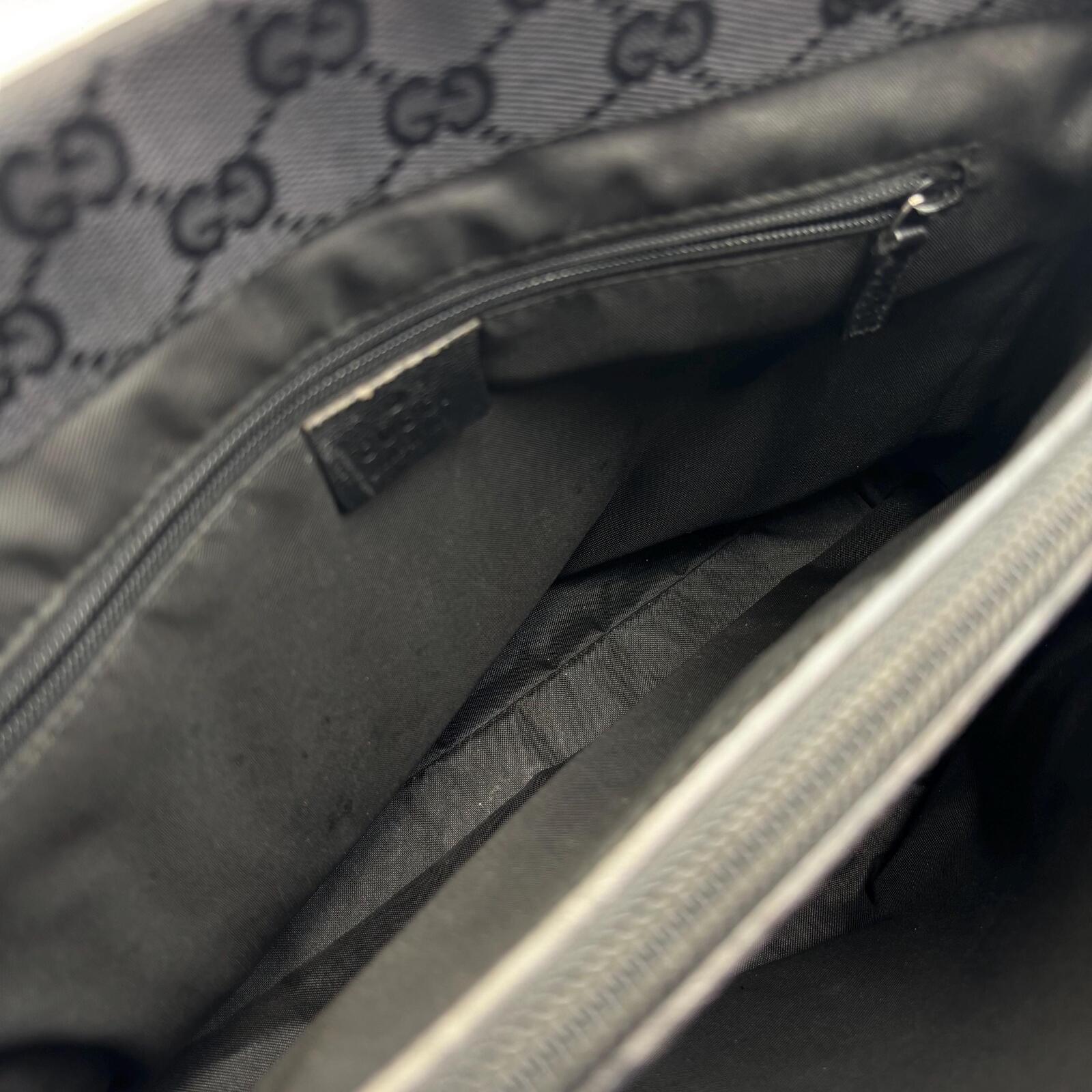 Gucci Bamboo GG Canvas Tote Bag Black