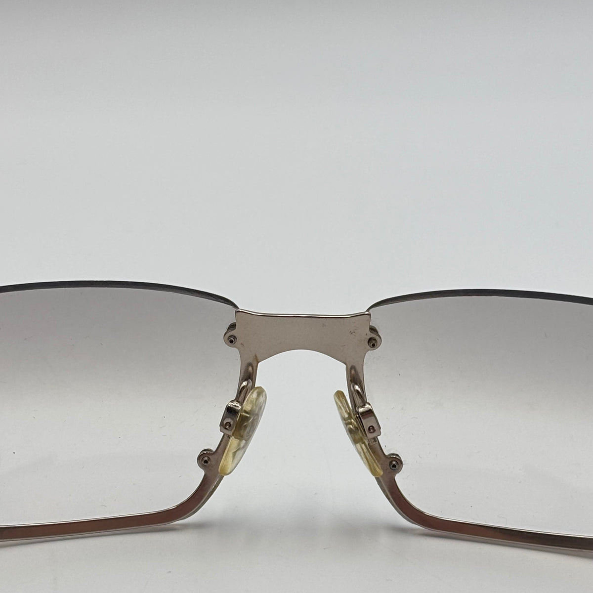 Chanel 4060 C.194/6I Rimless Gradient Shield Sunglasses 2000s