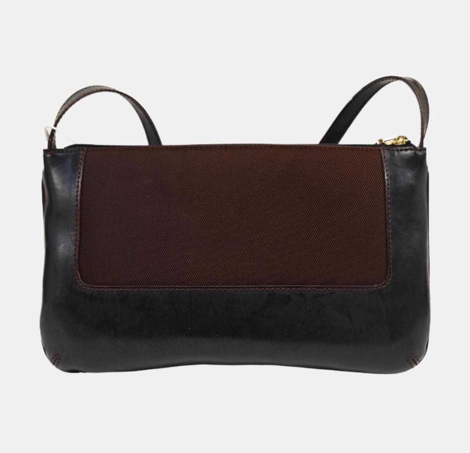 Givenchy 4G Logo Canvas & Leather Shoulder Bag