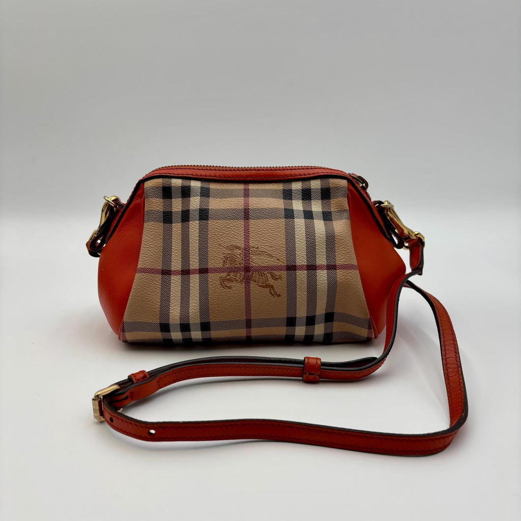 Burberry Haymarket Check Crossbody Bag