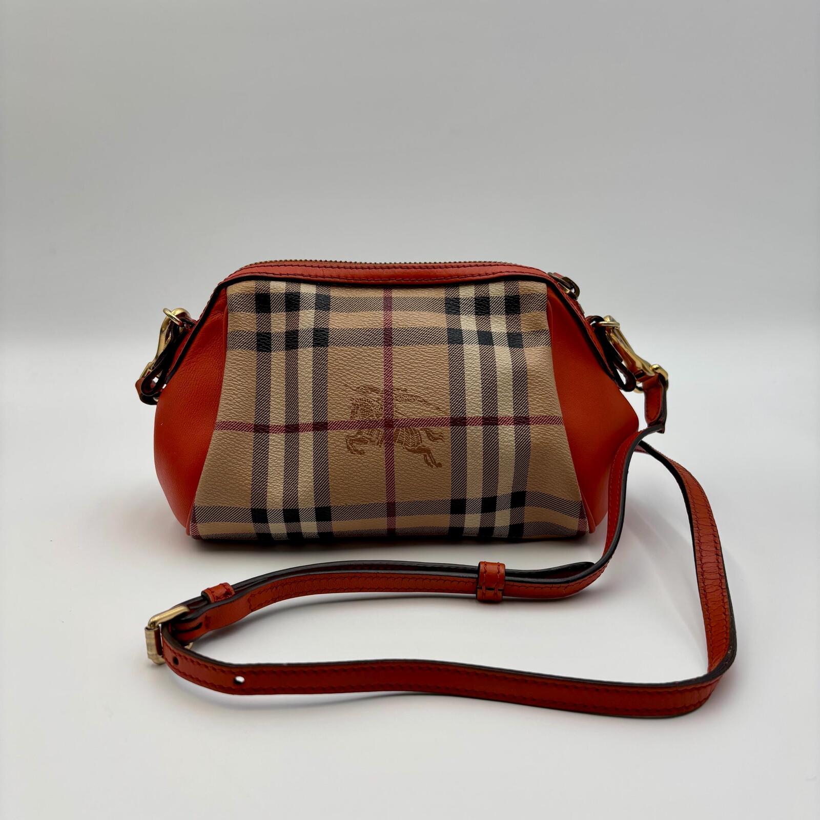 Burberry Haymarket Check Crossbody Bag