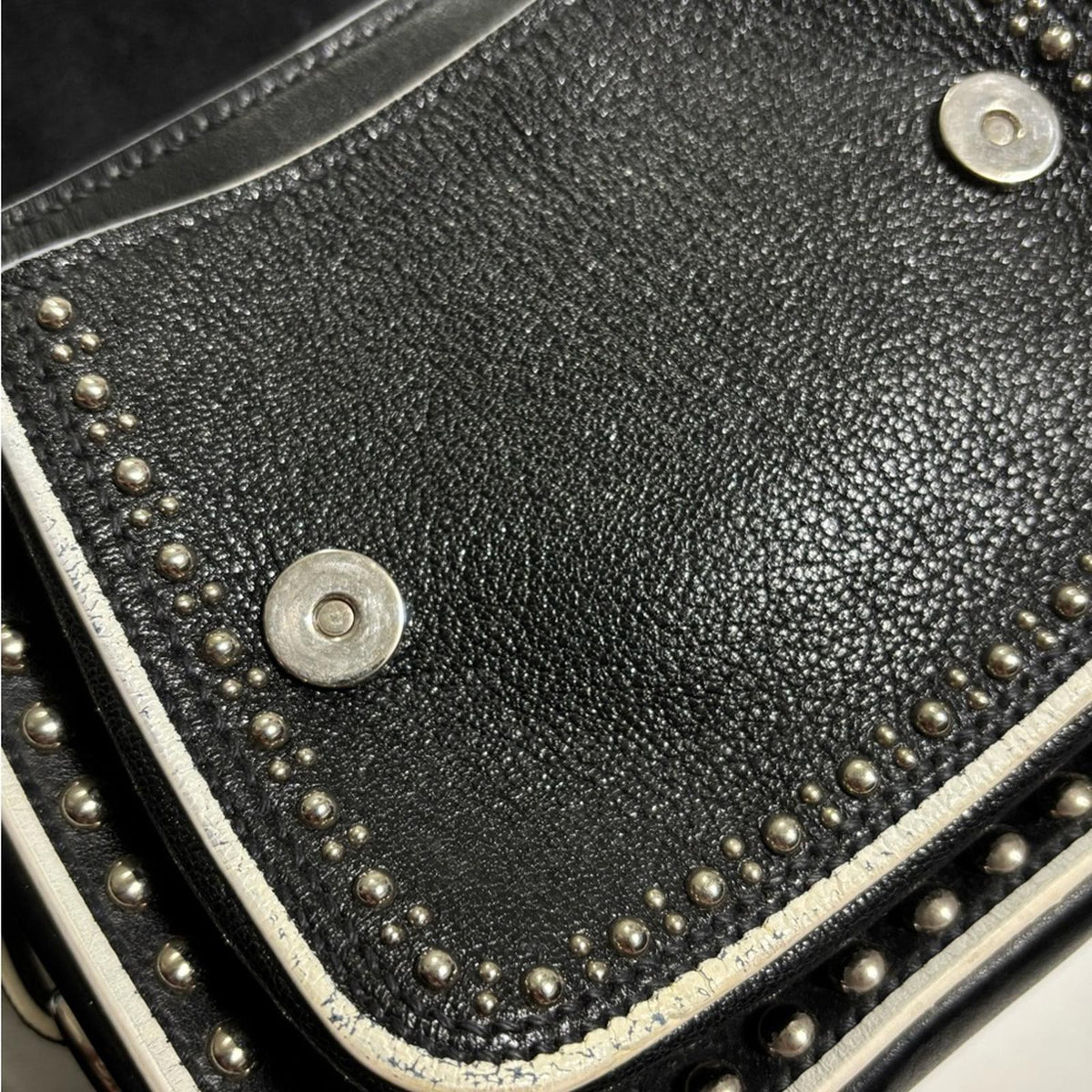 Miu Miu Dahlia Jeweled Buckle Studded Leather Crossbody Bag