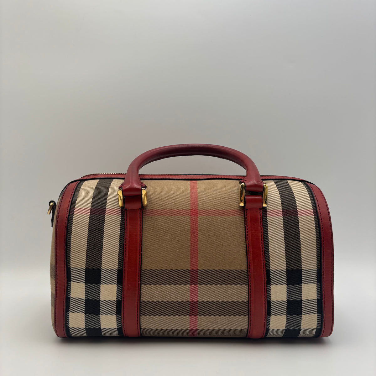Burberry Horseferry Check Small Orchard Bowling Bag