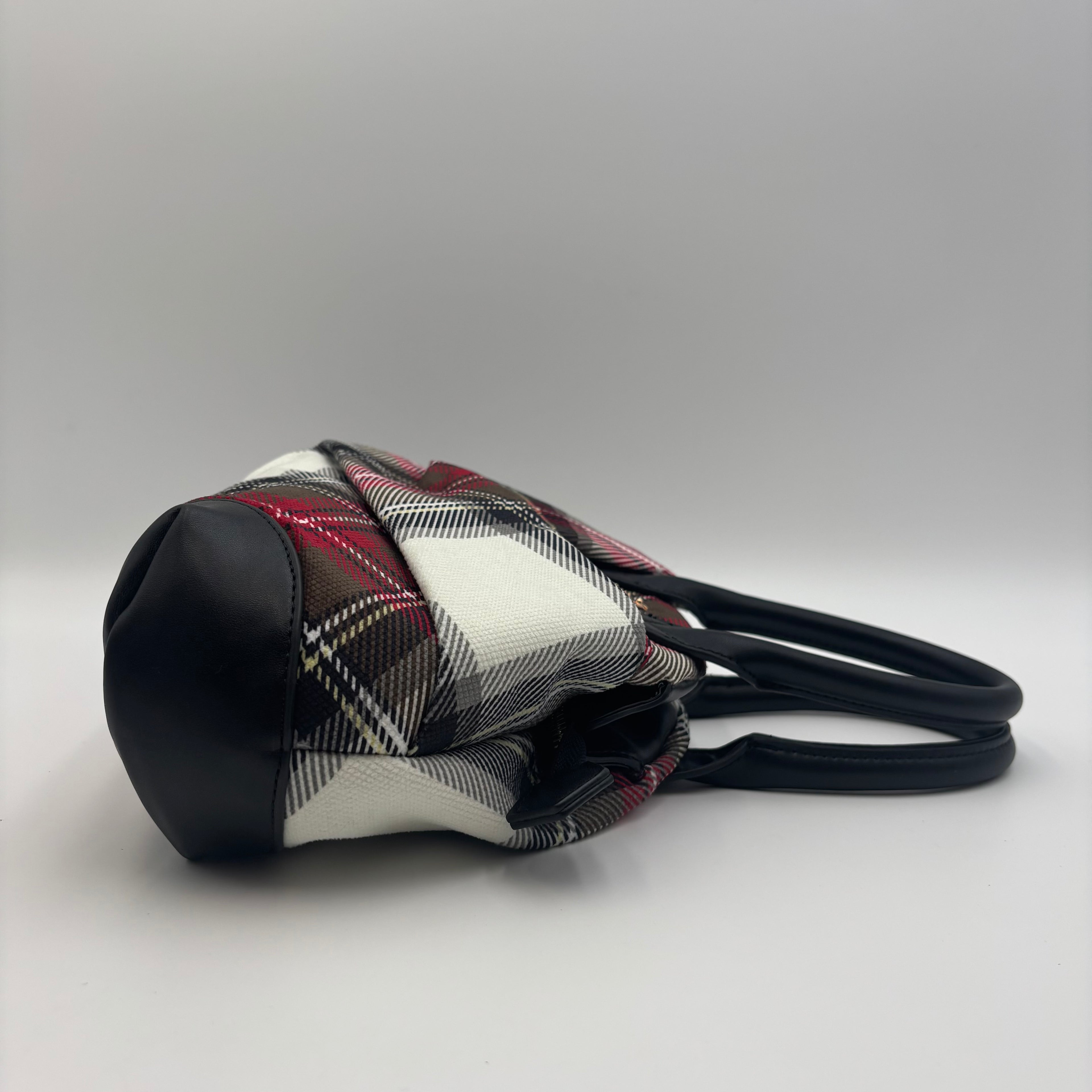 Vivienne Westwood Yasmine Derby Tartan Bow Handbag