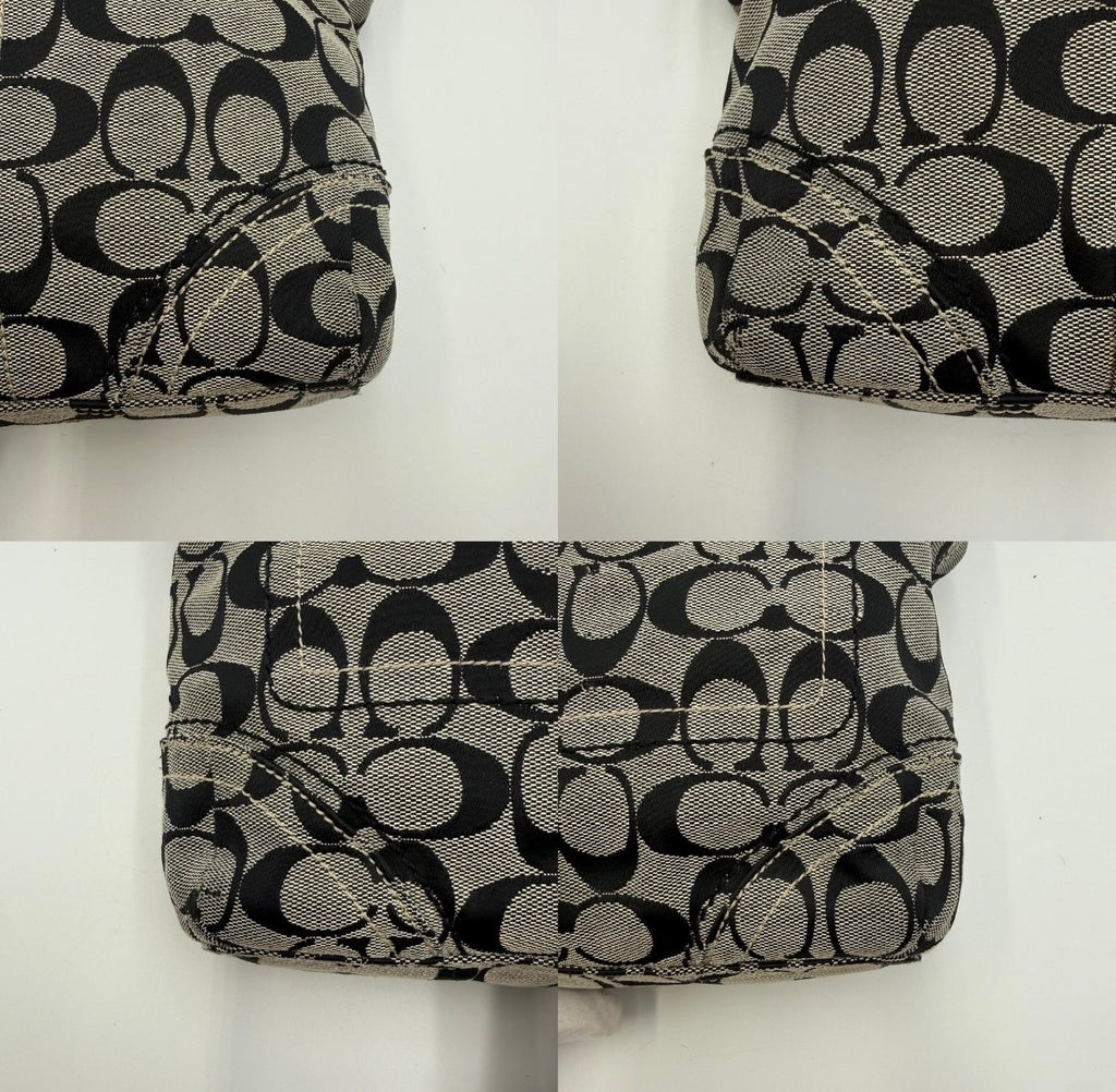 Coach Signature Jacquard Duffle Crossbody Bag, circa 2007