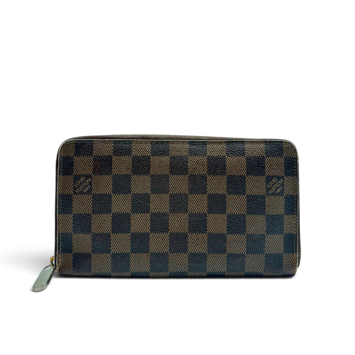 Louis Vuitton by Marc Jacobs Damier Ebene Zip Around Wallet circa 2010s