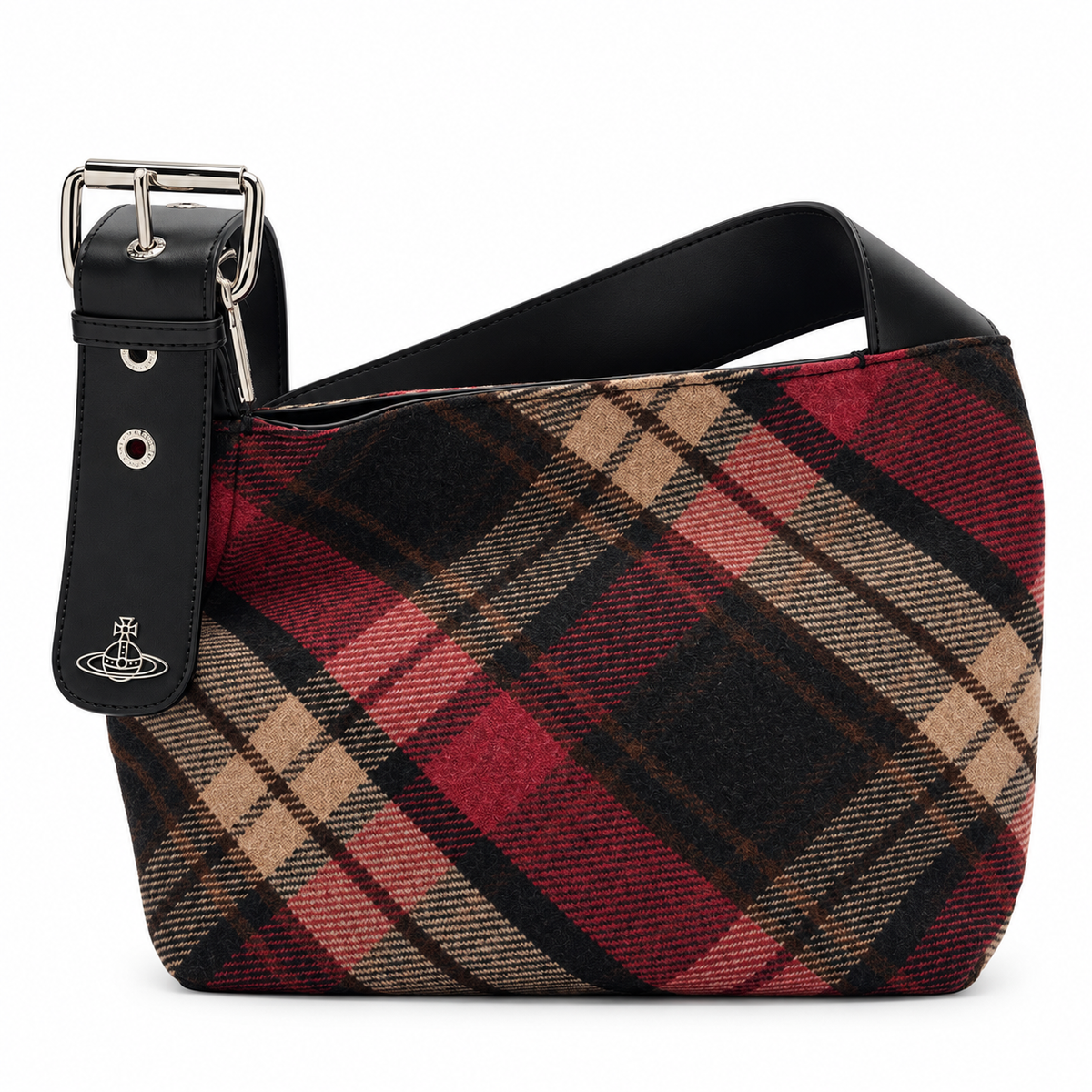 Vivienne Westwood Maxime Small Harris Tweed Tartan Crossbody Bag