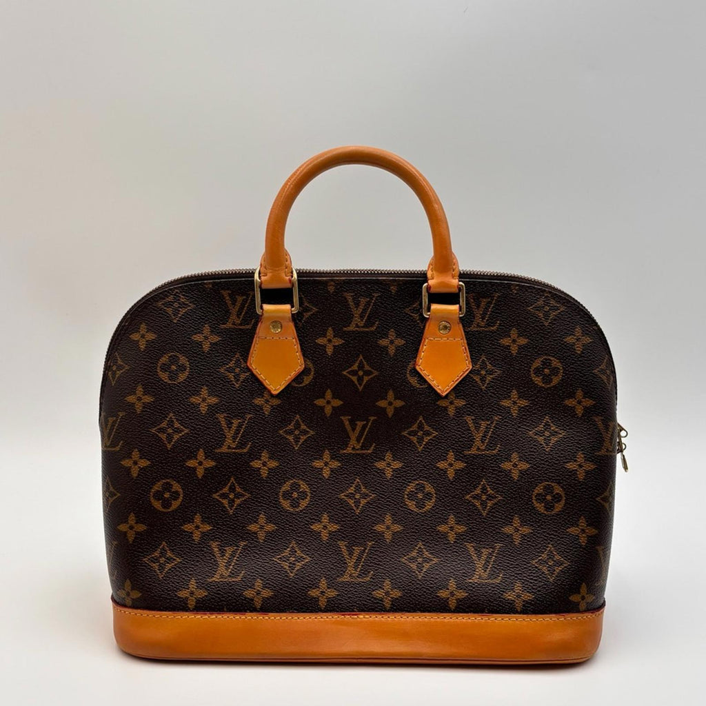 Louis Vuitton Alma PM Monogram Handbag Brown Canvas