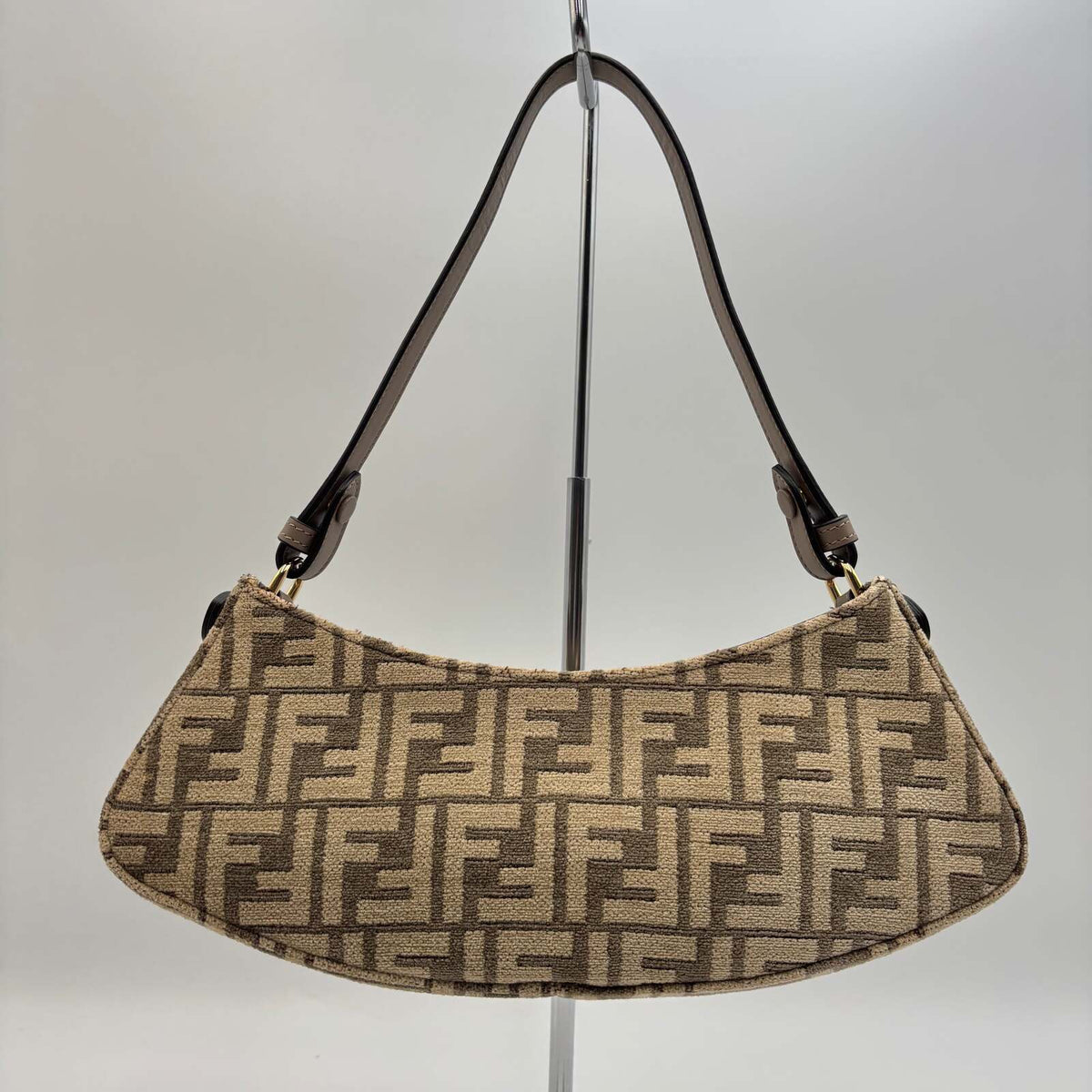 Fendi O’Lock Swing FF Chenille Shoulder Bag