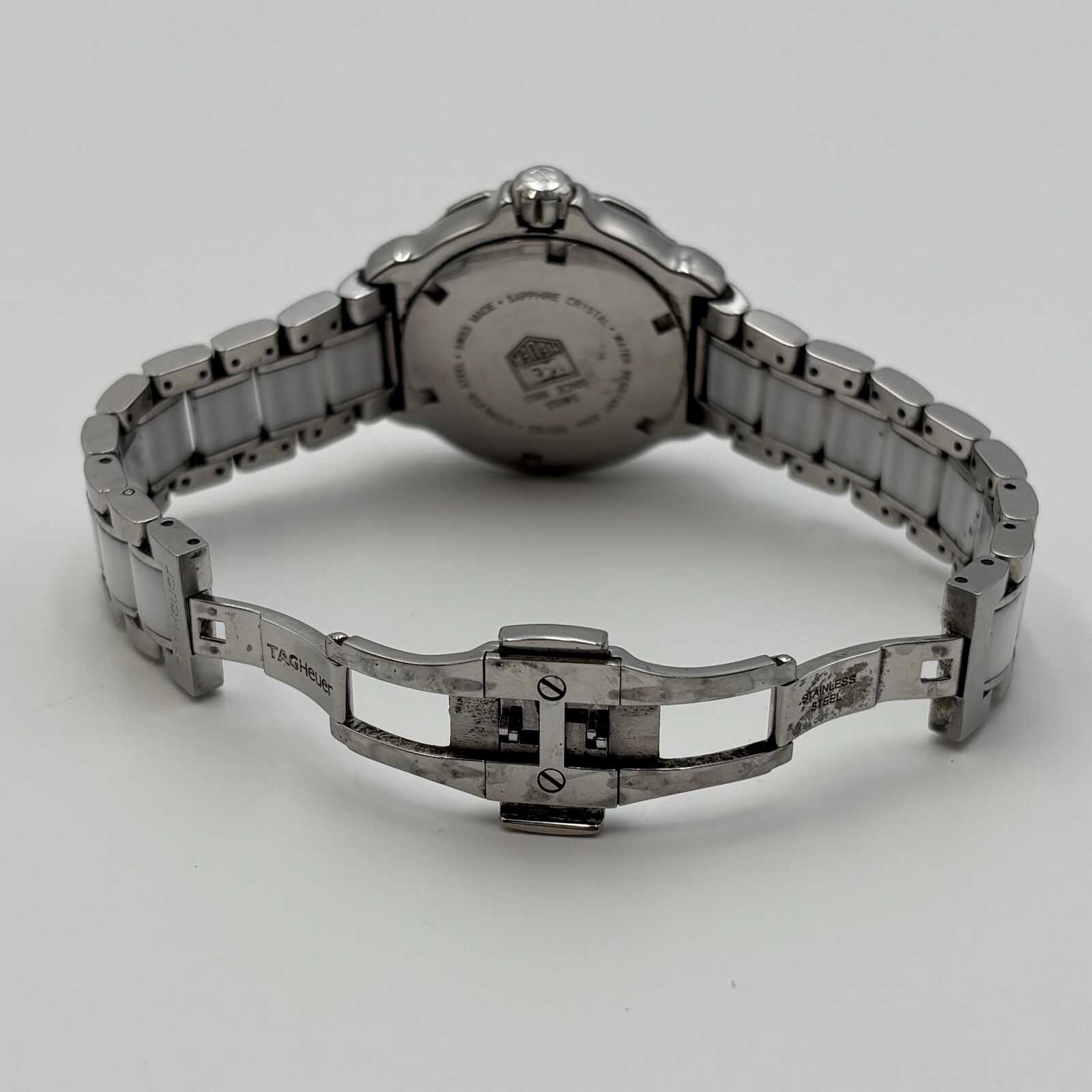 TAG Heuer Formula 1 Ladies White Ceramic Quartz Watch WAH1211 37mm