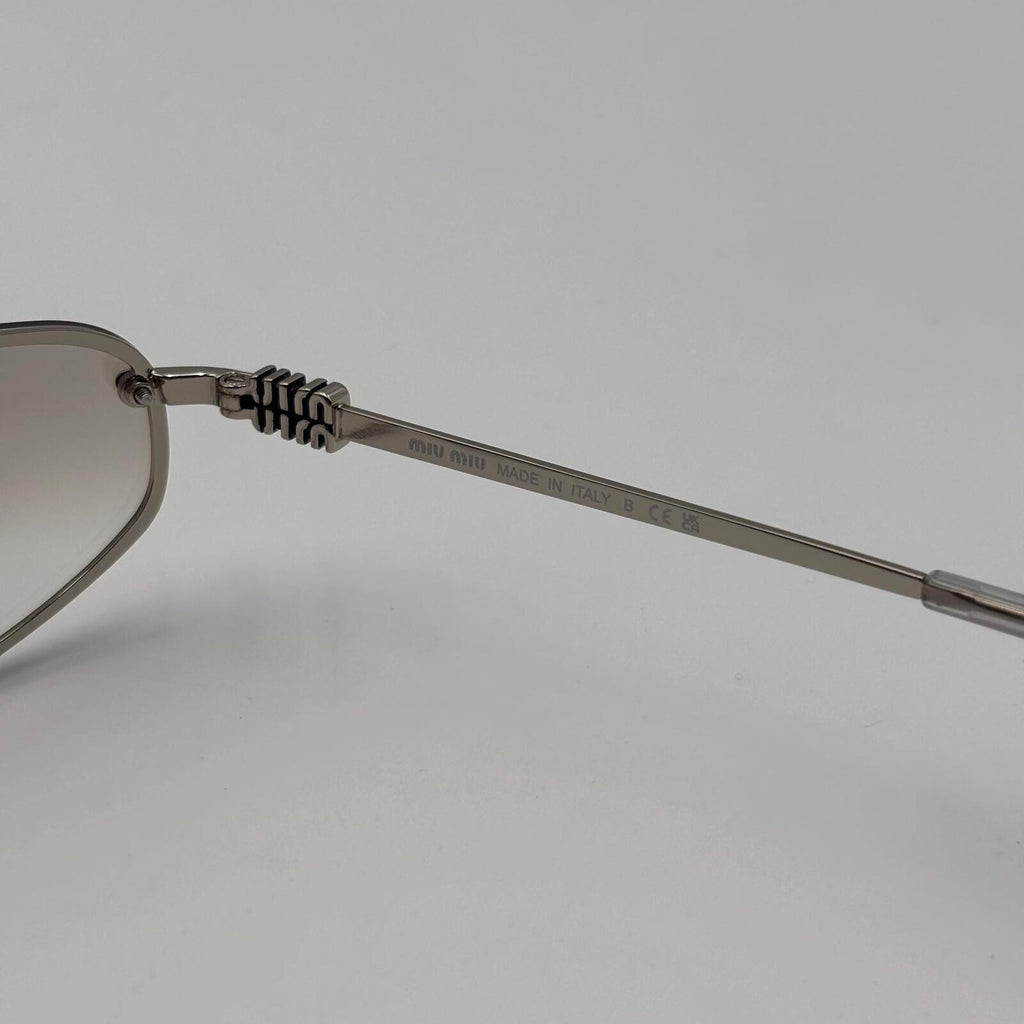 Miu Miu MU A50S 1BC70J Silver Metal Sunglasses