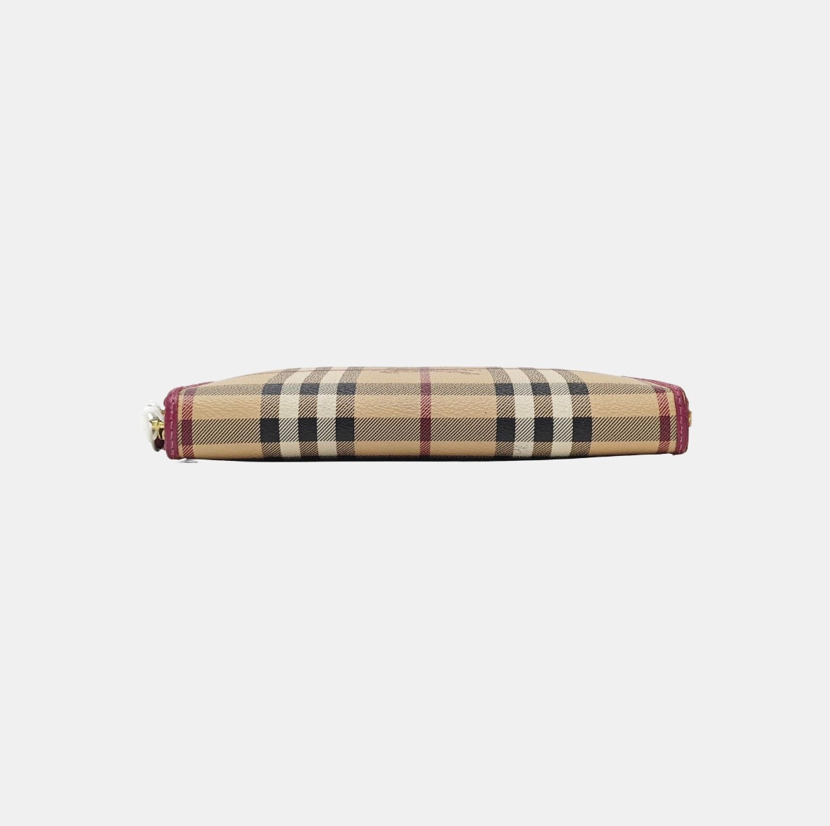 Burberry Haymarket Check Zip Around Wallet, Christopher Bailey Era, 2010