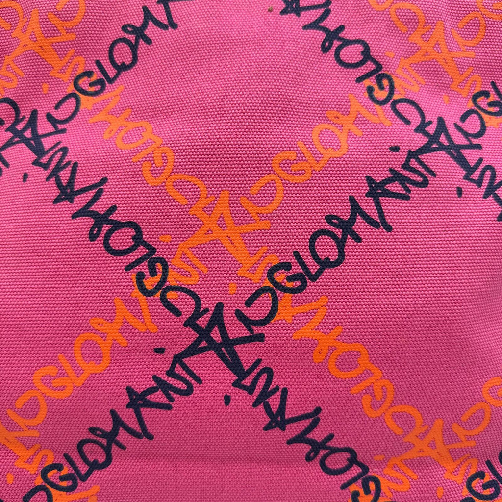 Vivienne Westwood Anglomania Pink Graffiti Canvas Tote Bag