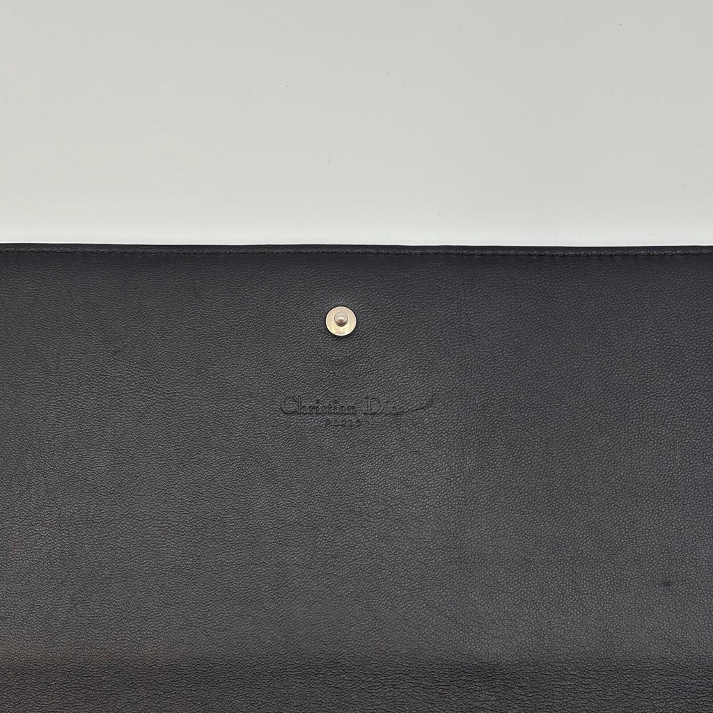 Christian Dior Vintage D Logo Travel Wallet/ Clutch