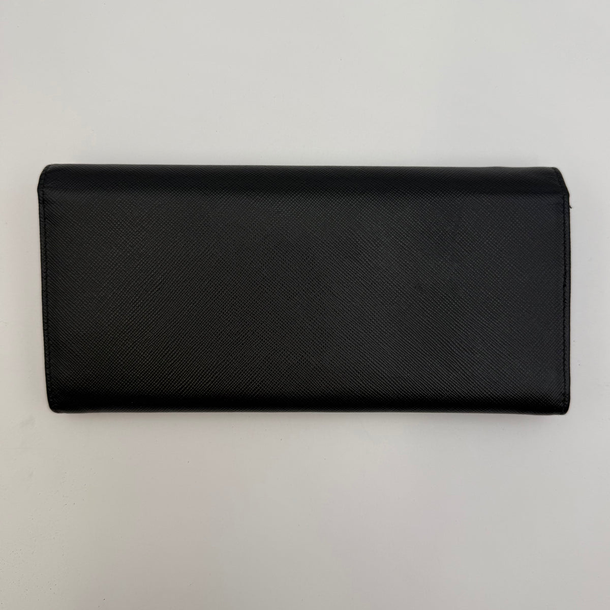 Prada Saffiano Leather Wallet on Chain by Miuccia Prada, Black, c. 2000s
