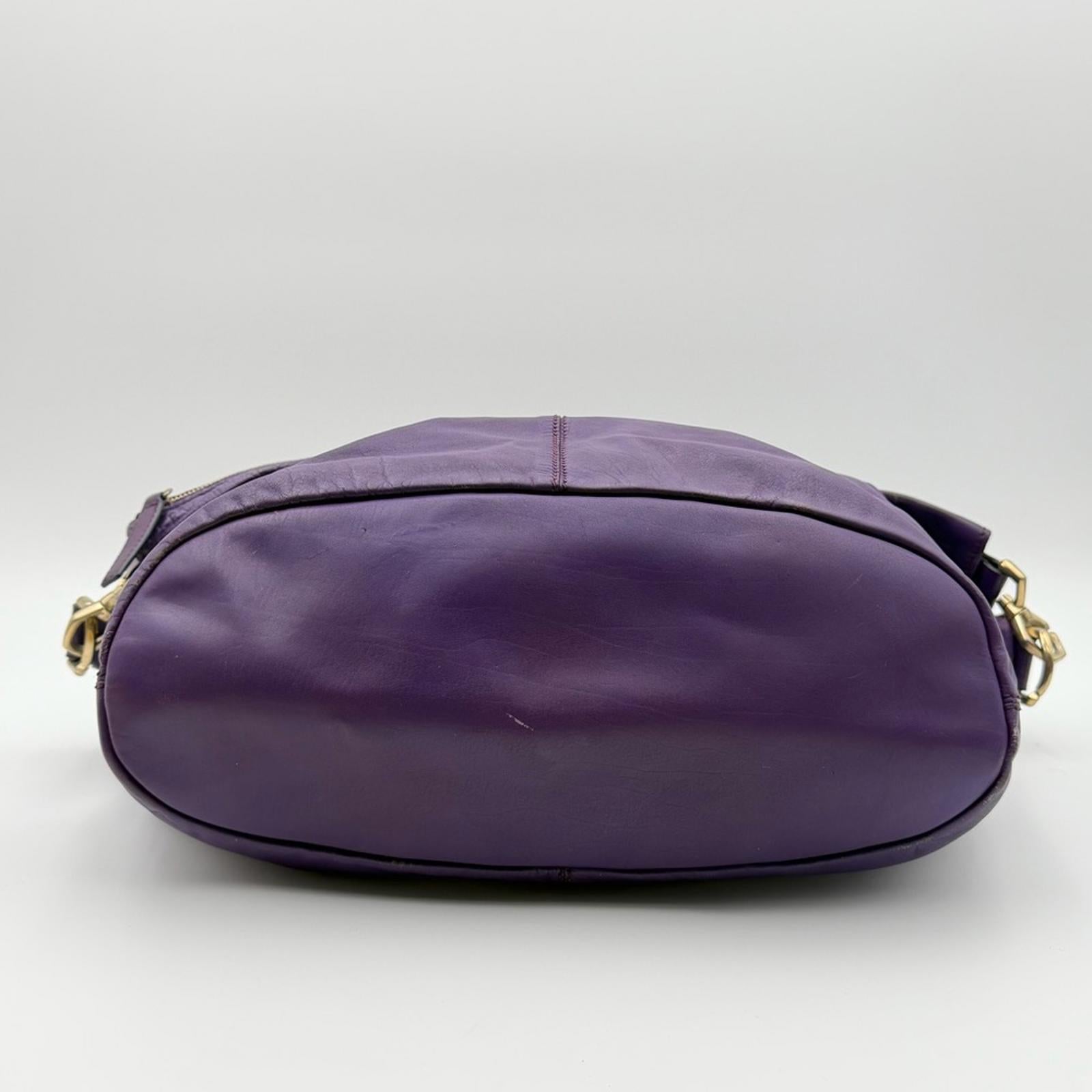 Givenchy Nightingale Leather Satchel Bag – Purple