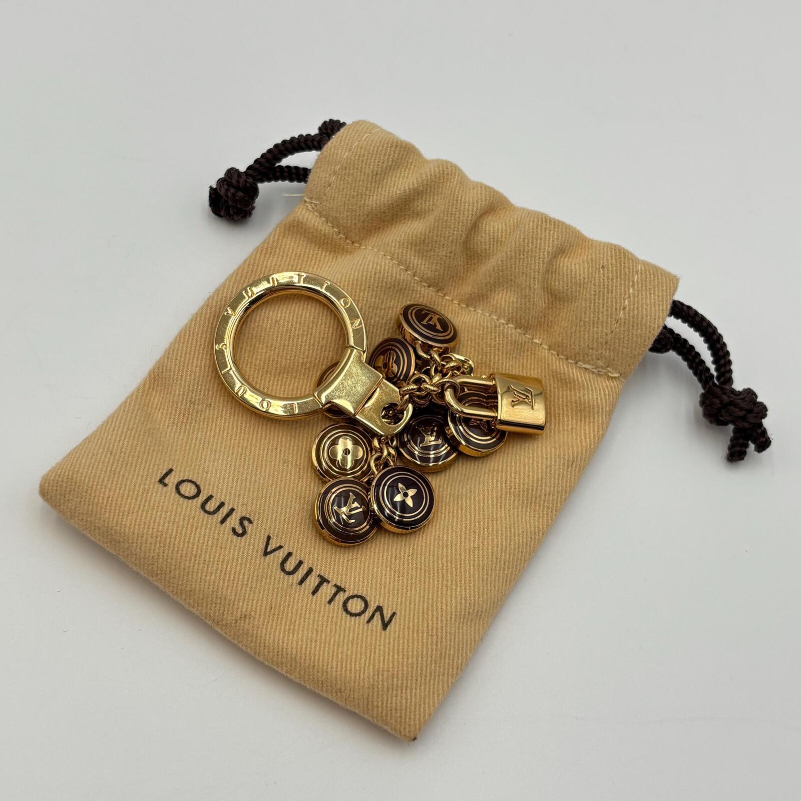 Louis Vuitton Fleur De Monogram Resin Charm Key Holder Bag Charm