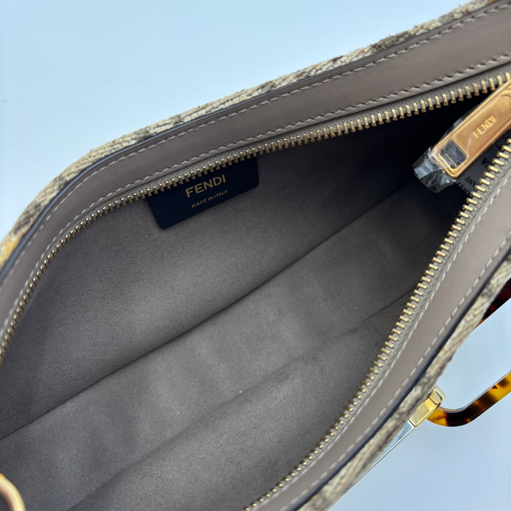 Fendi O’Lock Swing FF Chenille Shoulder Bag