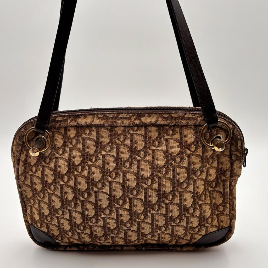 Christian Dior Vintage Trotter CD Logo Shoulder Bag