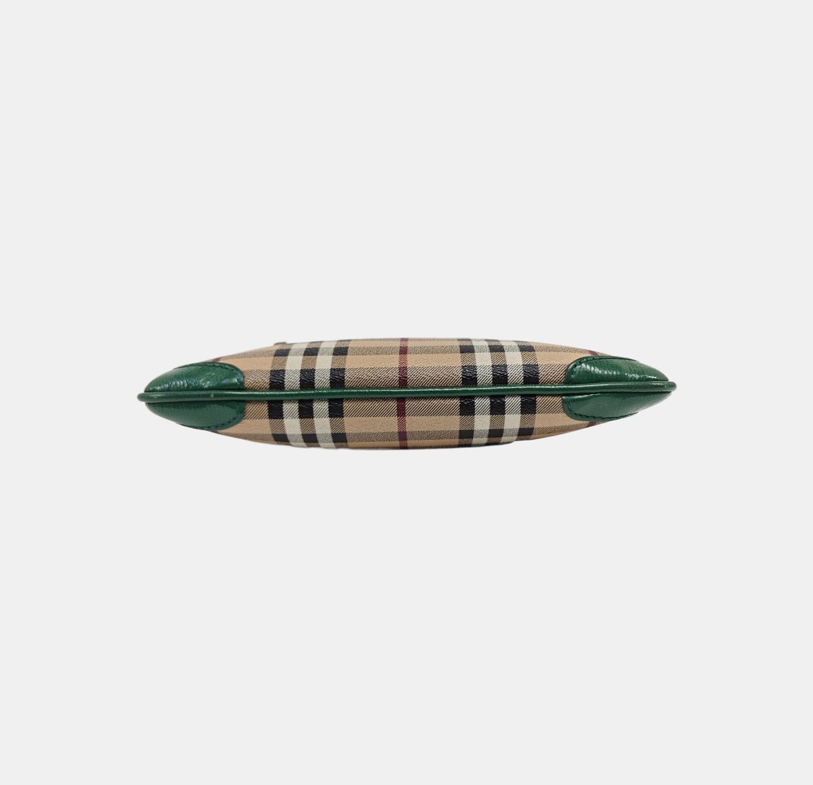 Burberry Nova Check Pochette Crossbody Bag – Beige & Green