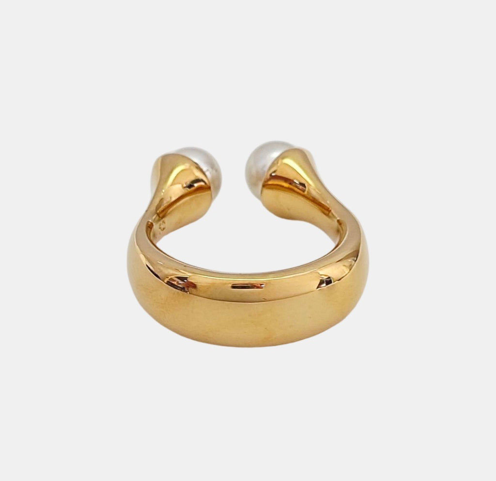 Chloé Darcey Pearl Fork Ring 2015