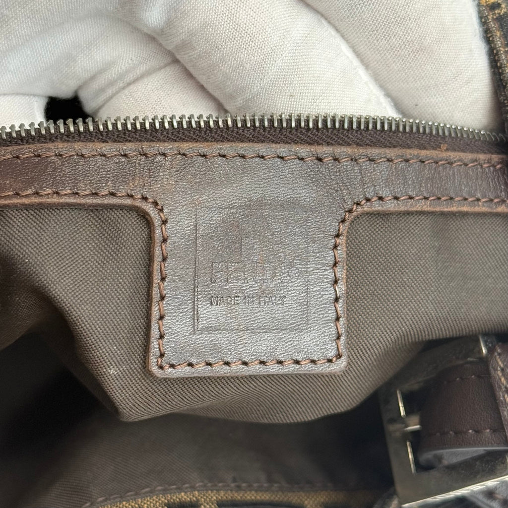 Fendi baguette Vintage Zucca FF Monogram Shoulder Bag, 2000s