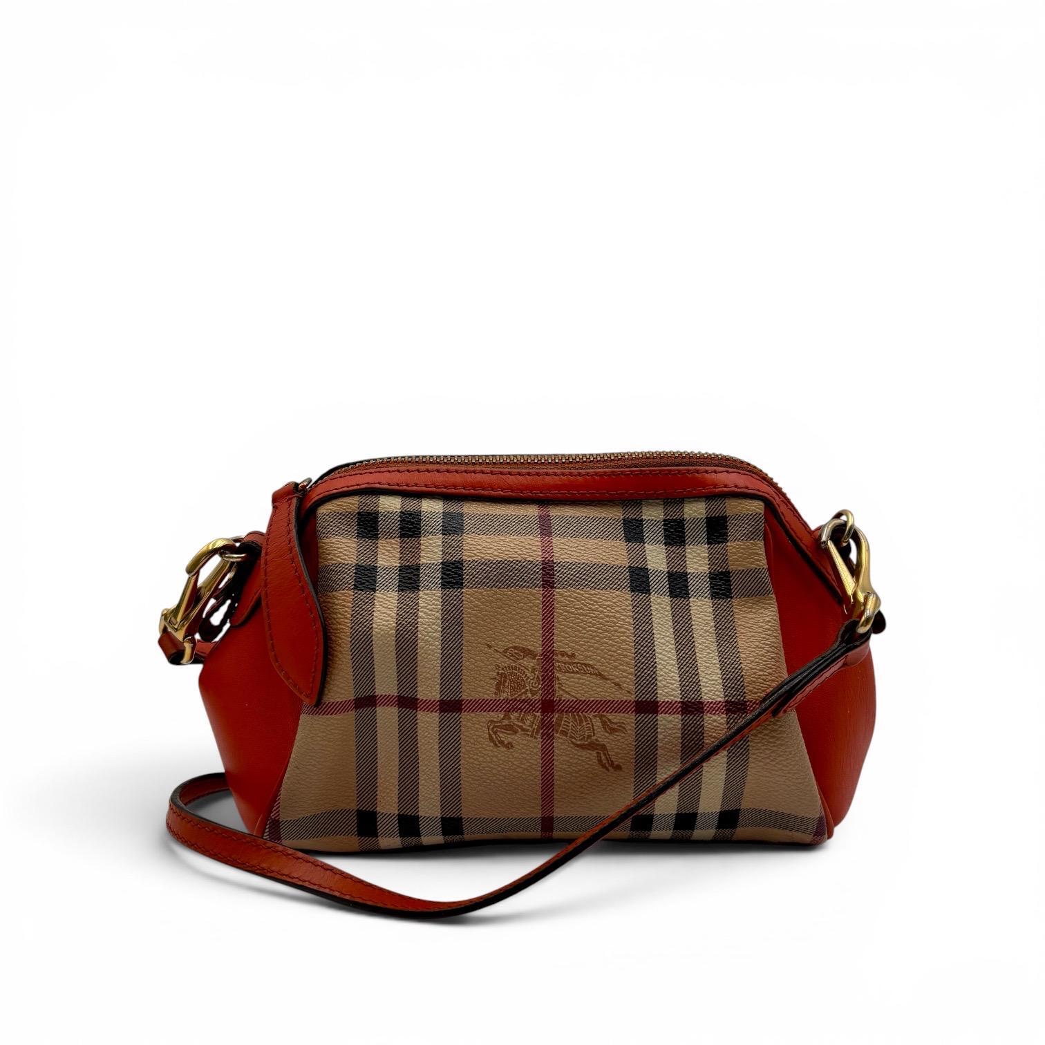 Burberry Haymarket Check Crossbody Bag
