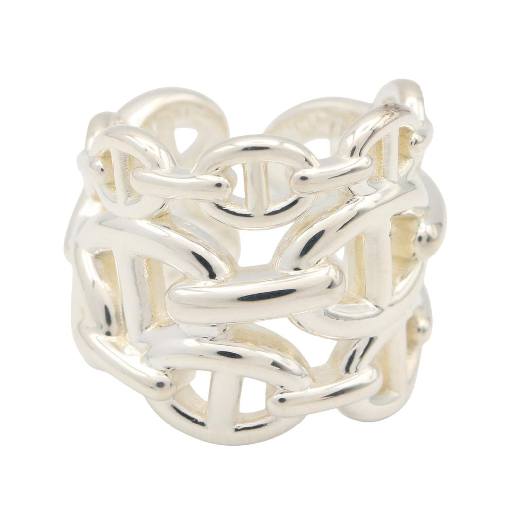 HERMES Hermes Chaine Dancre Enchainee Gm Ring Silver925 Used Unisex Us Size 4.75 #50 image 2