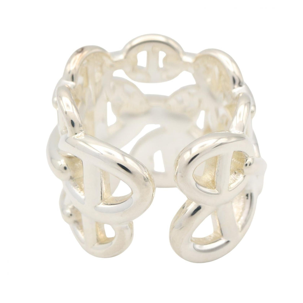 HERMES Hermes Chaine Dancre Enchainee Gm Ring Silver925 Used Unisex Us Size 4.75 #50 image 3
