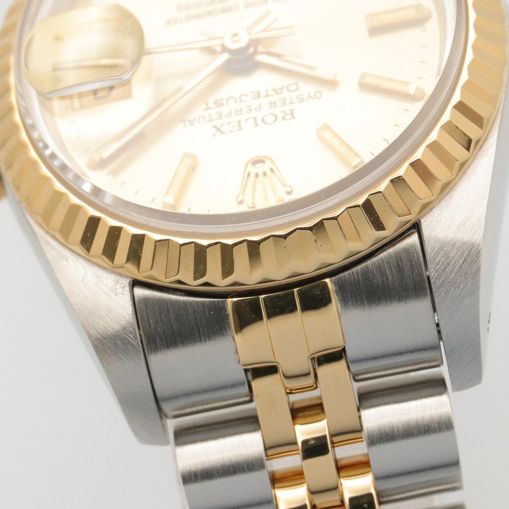 ROLEX Rolex Datejust No. 90 Champagne Bar Wrist Watch Gold K18 (yellow Gold)×stainless Steel 69173 image 10