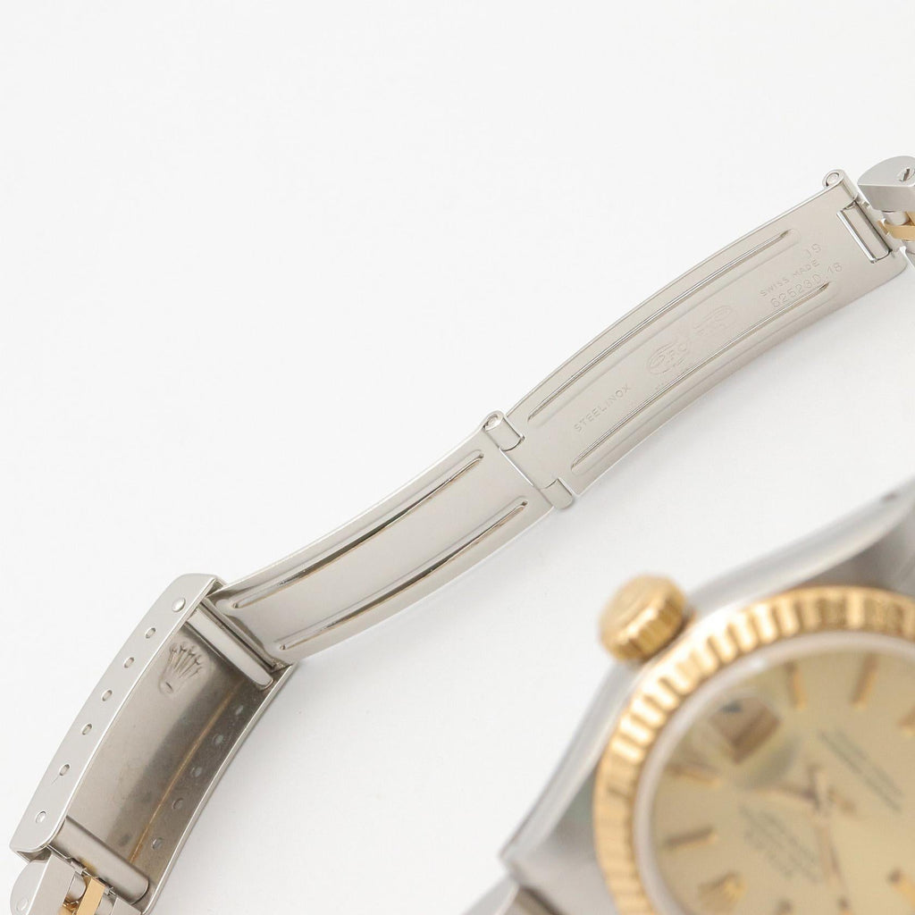 ROLEX Rolex Datejust No. 90 Champagne Bar Wrist Watch Gold K18 (yellow Gold)×stainless Steel 69173 image 15