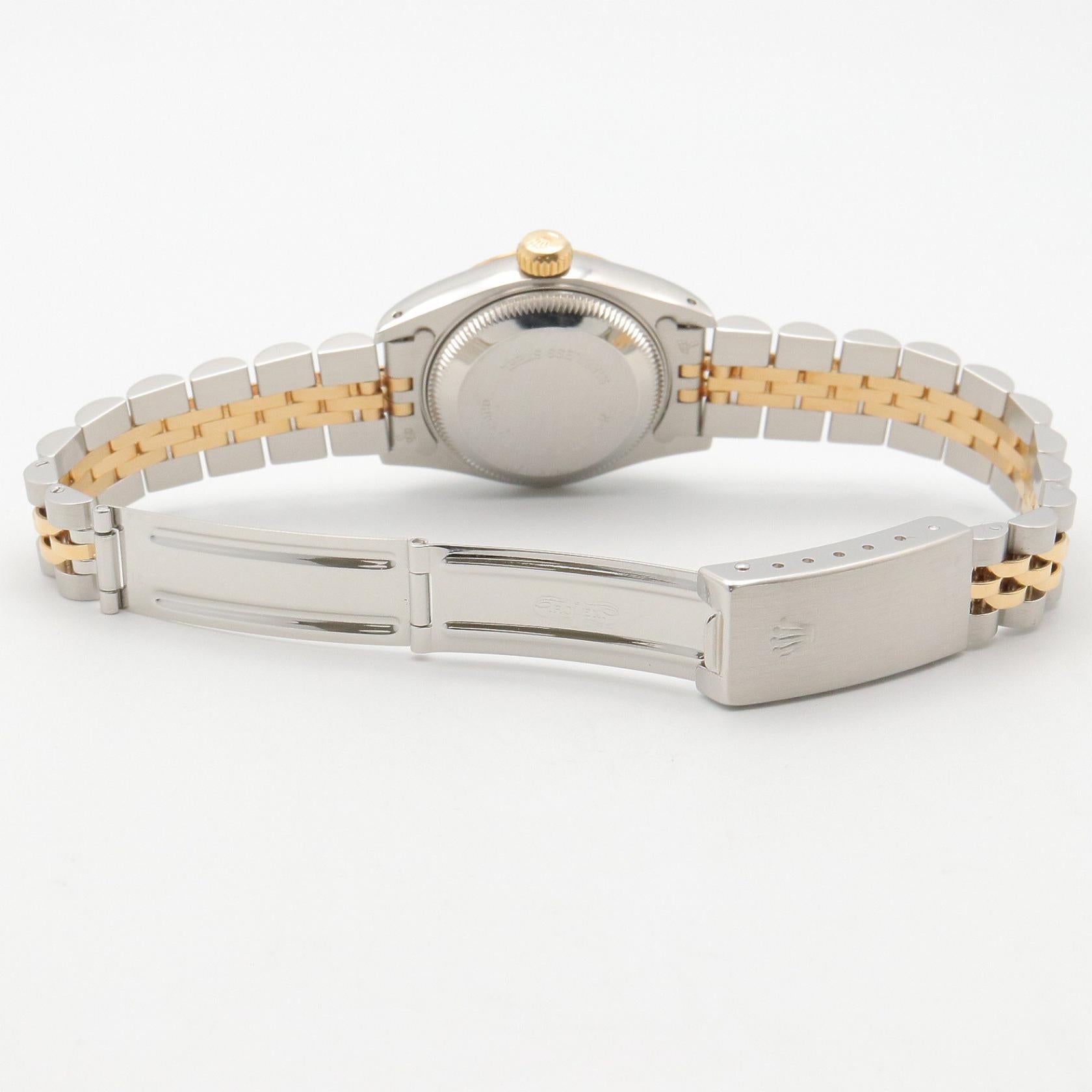 ROLEX Rolex Datejust No. 90 Champagne Bar Wrist Watch Gold K18 (yellow Gold)×stainless Steel 69173 image 3