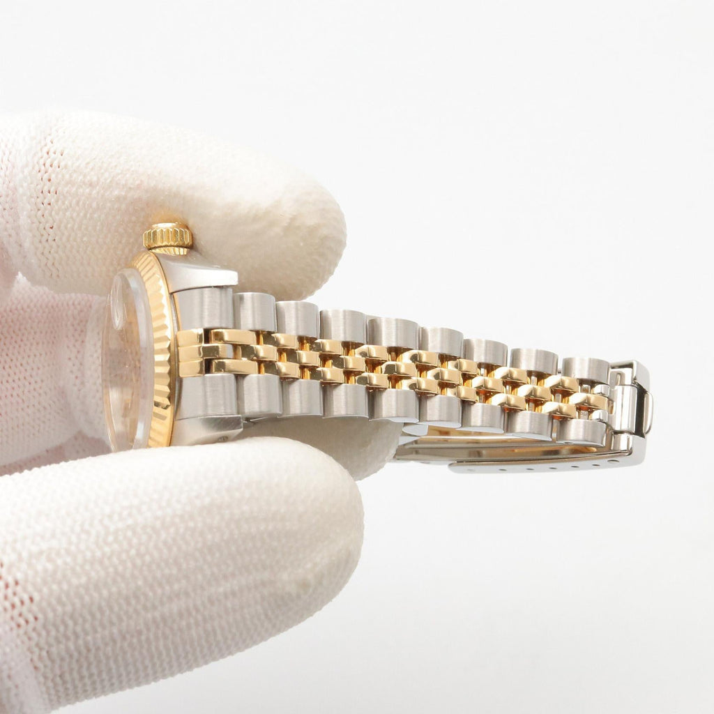 ROLEX Rolex Datejust No. 90 Champagne Bar Wrist Watch Gold K18 (yellow Gold)×stainless Steel 69173 image 7