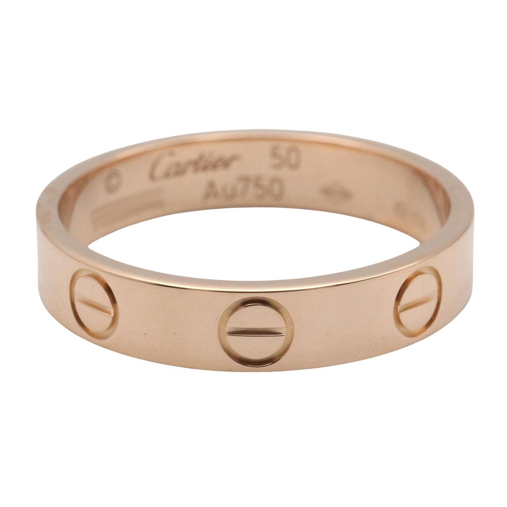CARTIER Cartier Mini Love Ring Ring Gold K18pg（rose Gold） image 3