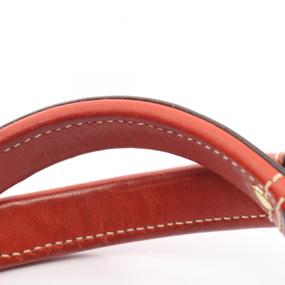 COACH Coach Signature Handbag C0726 Canvas Leather Beige Red Used Women image 5