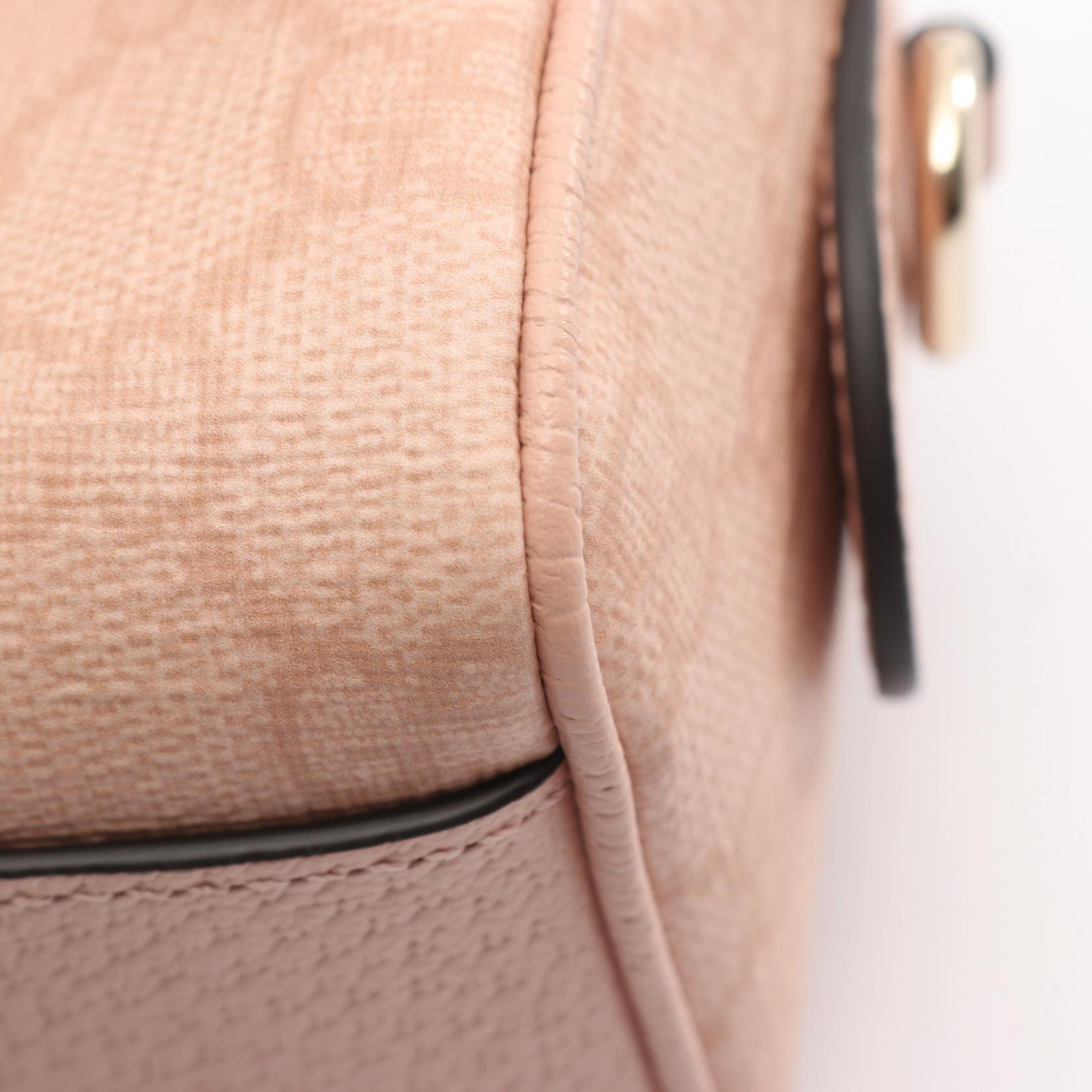 GUCCI Gucci Ophidia Sherry Line Gg Supreme Handbag Pink Pvc Coated Canvas×leather 781490 image 6