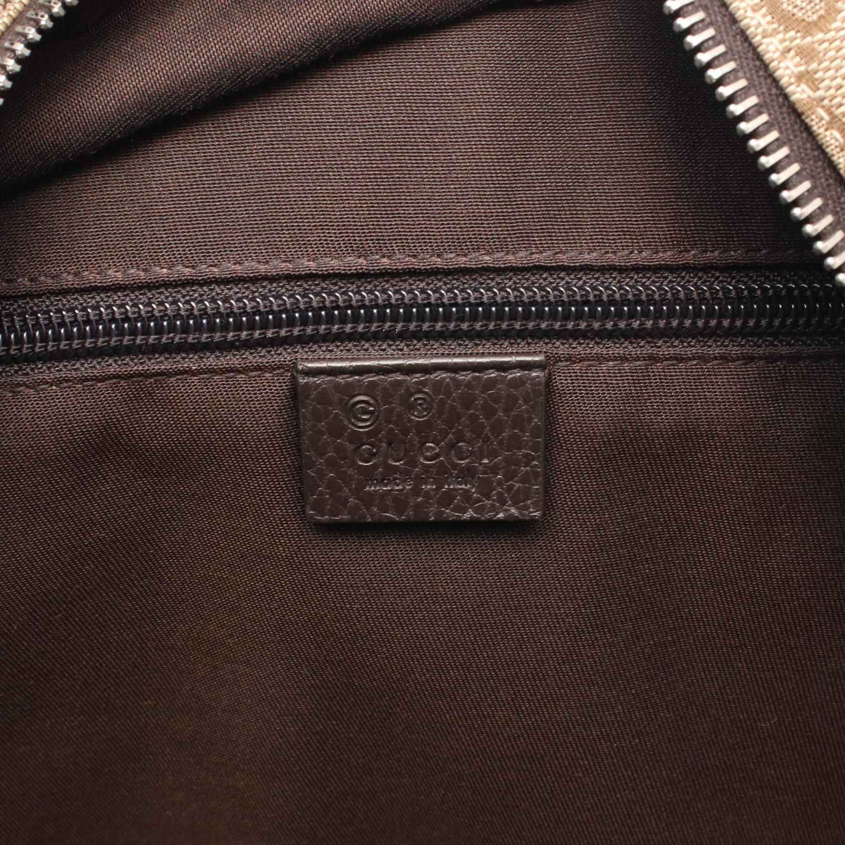 GUCCI Gucci Gg Canvas Rucksack Backpack Beige/Brown Canvas×leather 449906 image 4