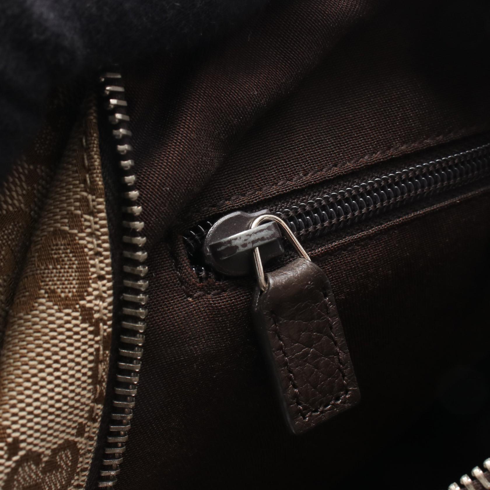 GUCCI Gucci Gg Canvas Rucksack Backpack Beige/Brown Canvas×leather 449906 image 5