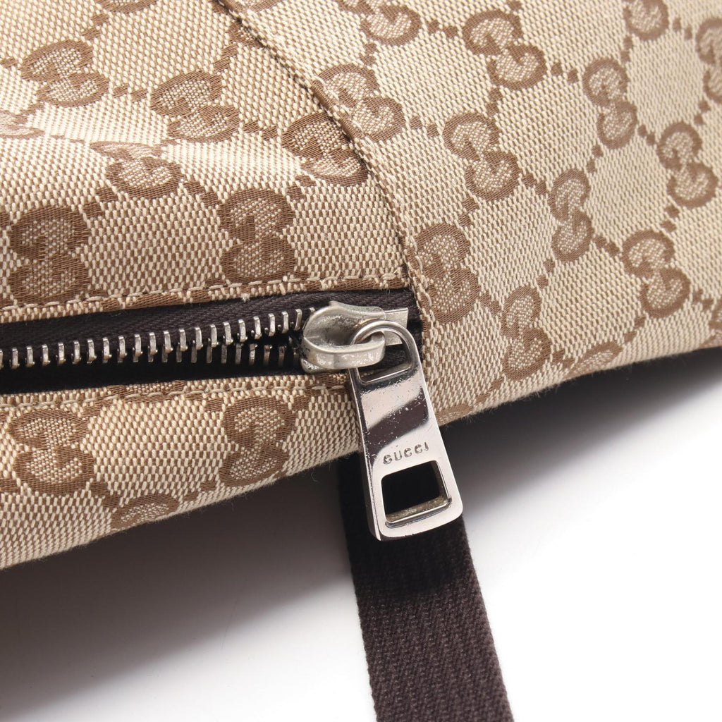 GUCCI Gucci Gg Canvas Rucksack Backpack Beige/Brown Canvas×leather 449906 image 6
