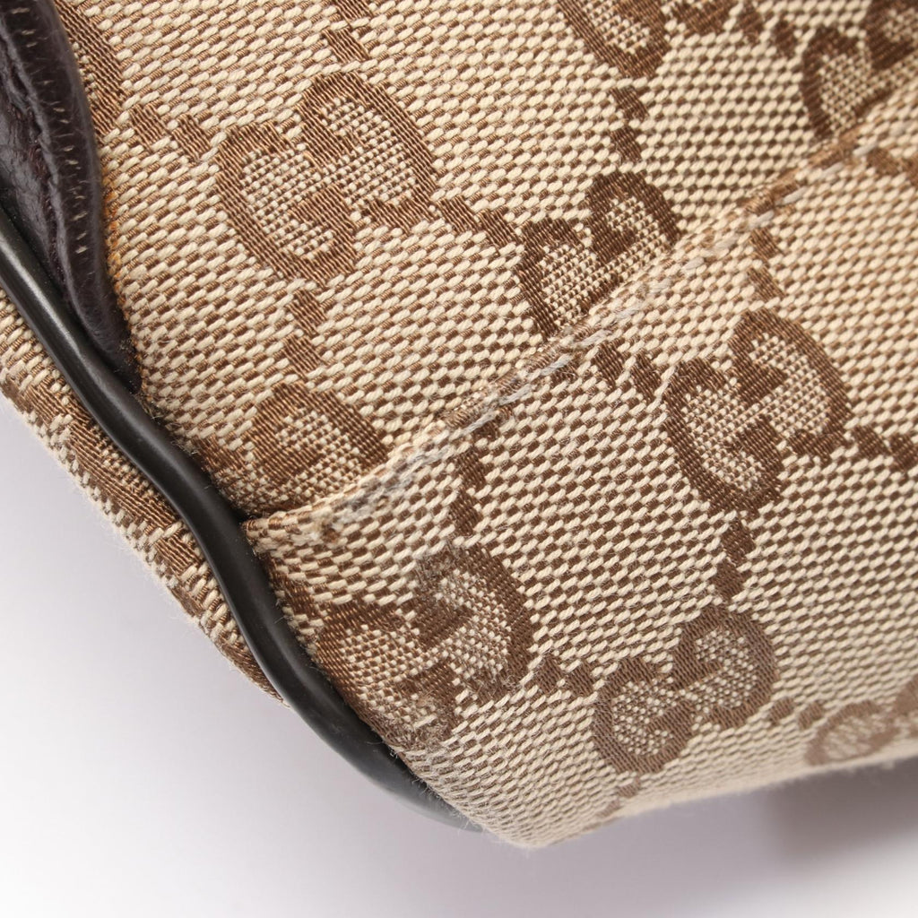 GUCCI Gucci Gg Canvas Rucksack Backpack Beige/Brown Canvas×leather 449906 image 8