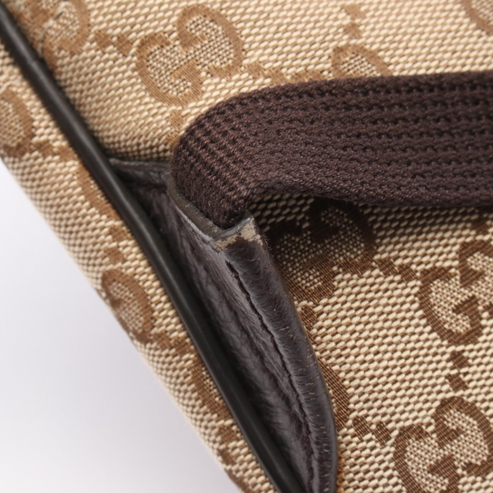 GUCCI Gucci Gg Canvas Rucksack Backpack Beige/Brown Canvas×leather 449906 image 9