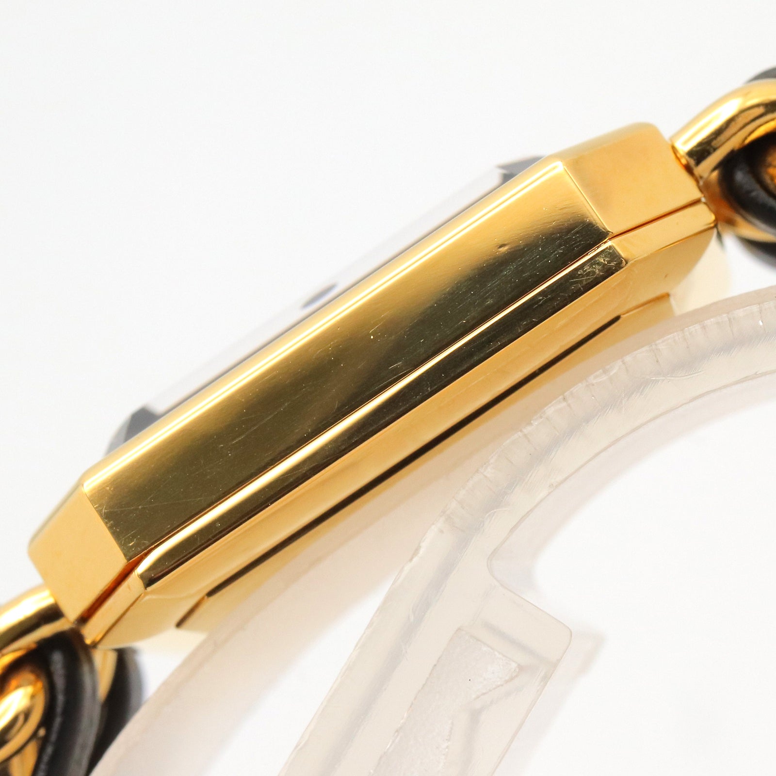 CHANEL Chanel Black Premiere M Gold Plated×leather H0001 image 9