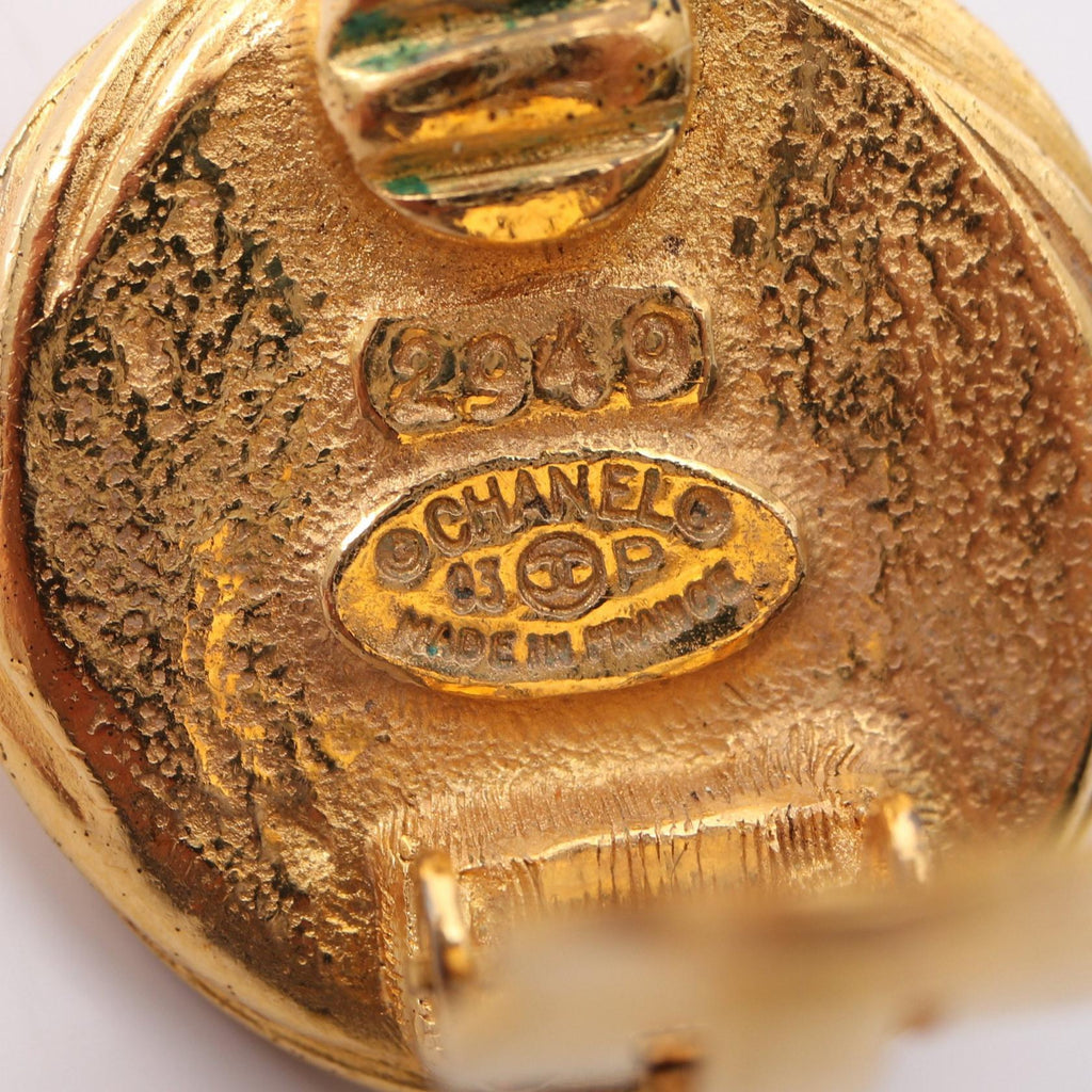 CHANEL Chanel Gold Gold Plated×artificial Pearl image 3