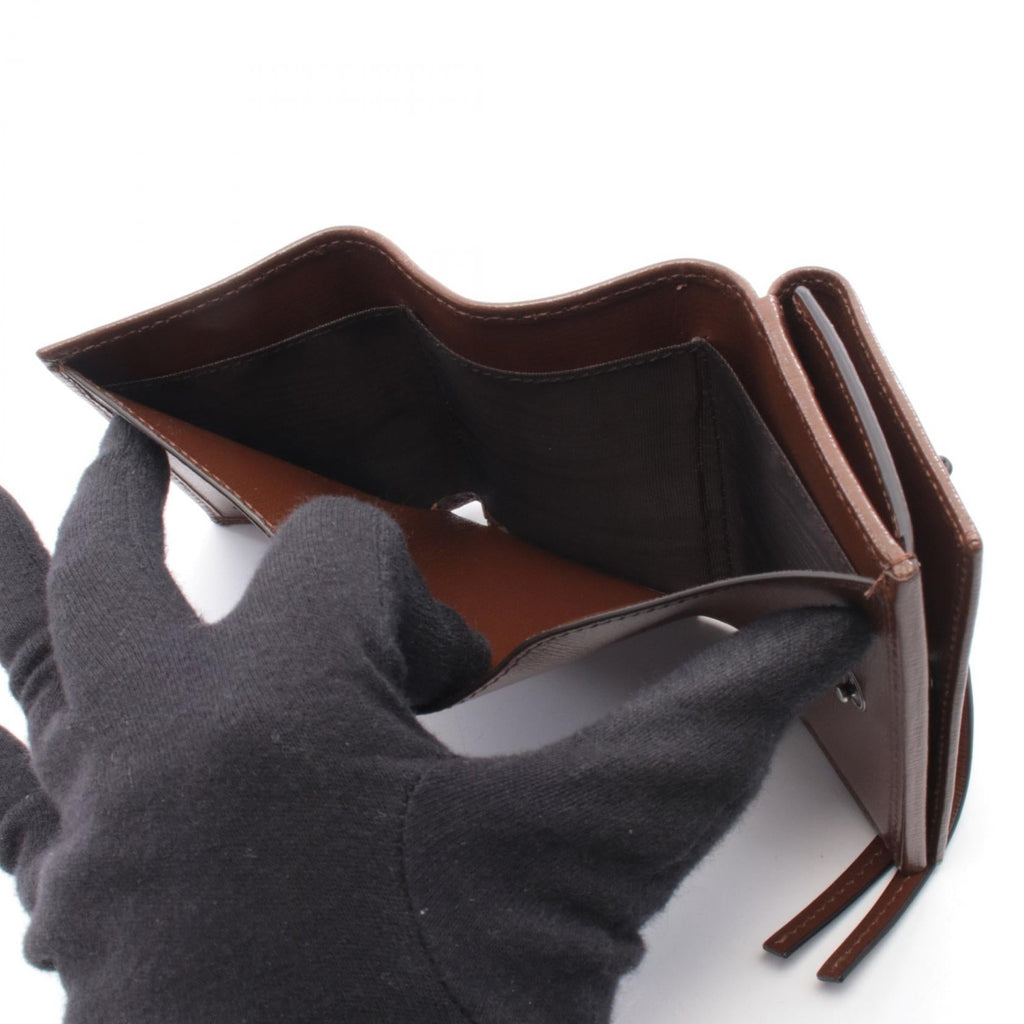 GUCCI Gucci Gucci × Balenciaga Hacker Project Tri-Fold Wallet Beige/Brown Canvas×leather image 5