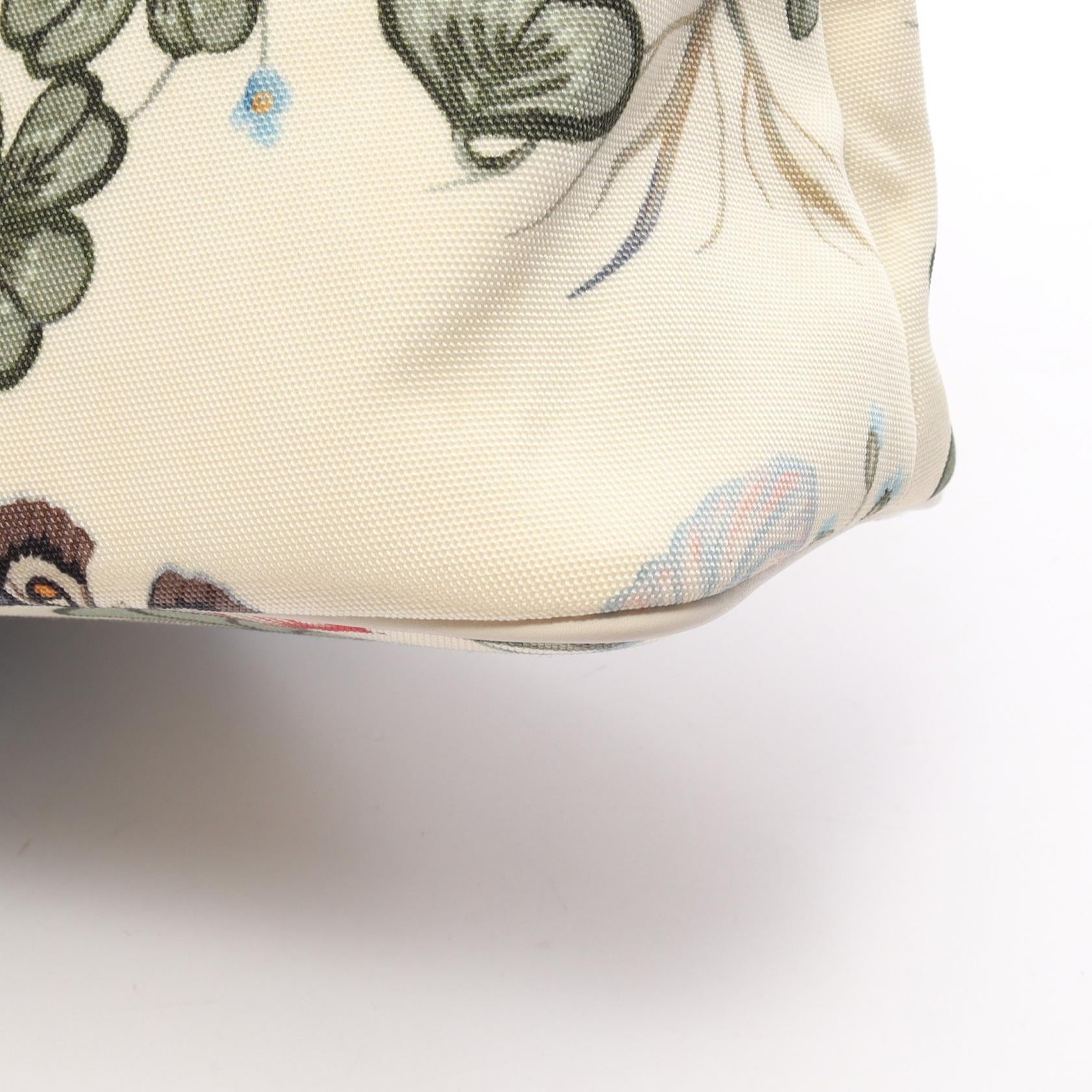 GUCCI Gucci Chris Knight Flora Tote Bag Beige/Multicolor Leather×nylon Canvas 353437 image 7