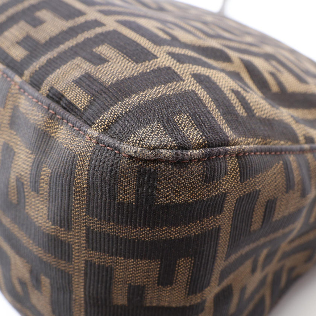 FENDI Fendi Mamma Bucket Zucca Shoulder Bag Brown/Black Canvas×leather 26325 image 6