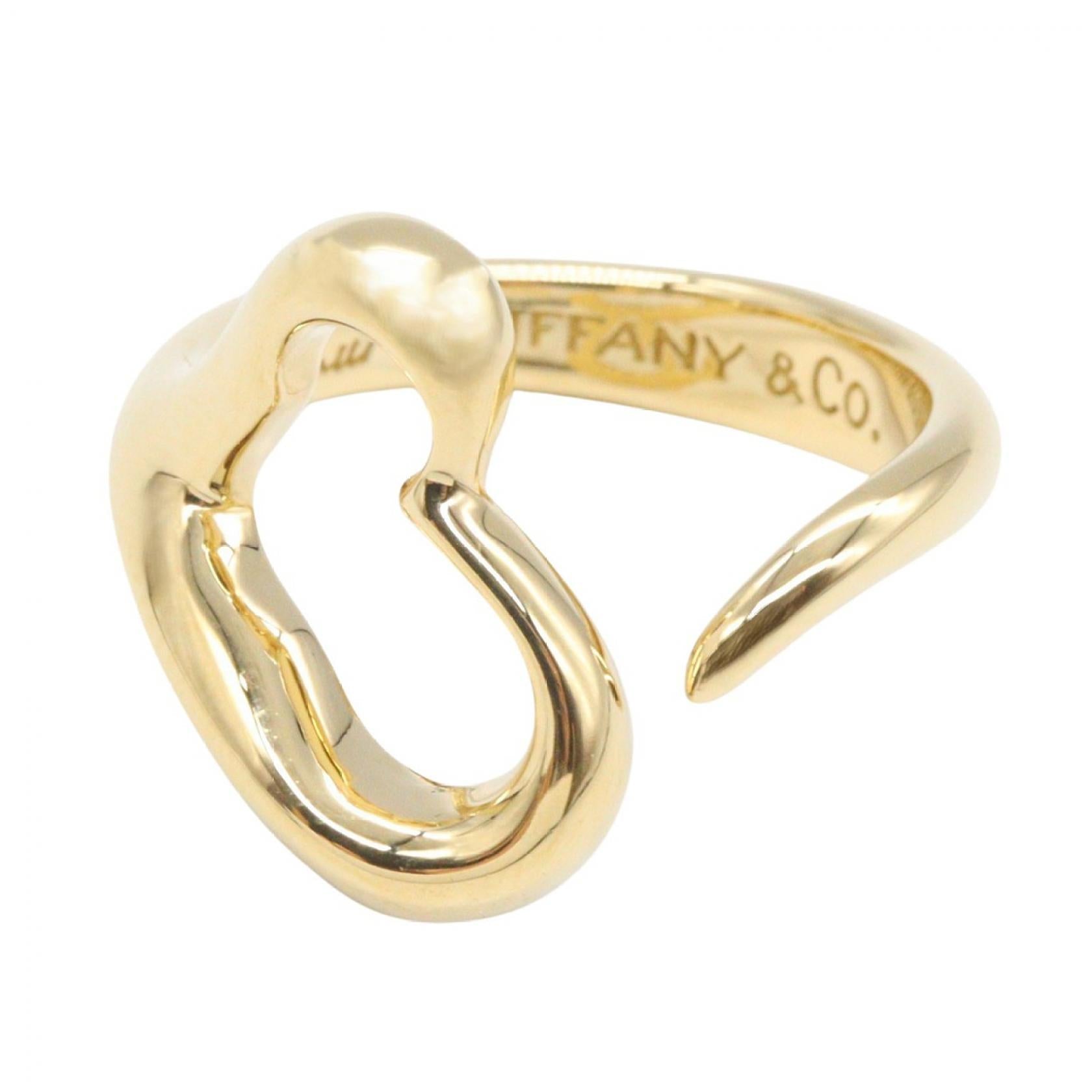 TIFFANY＆CO Tiffany＆co Open Heart Ring Ring Gold K18 (yellow Gold) image 2